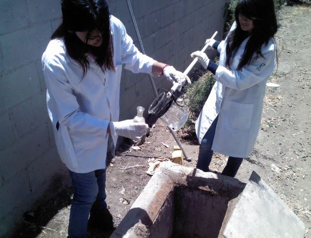 Toma de muestras.